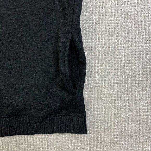 Duluth Trading Henley Sweater Sweatshirt Mens 2XL Black Long Sleeve Side Pockets - Picture 5 of 7